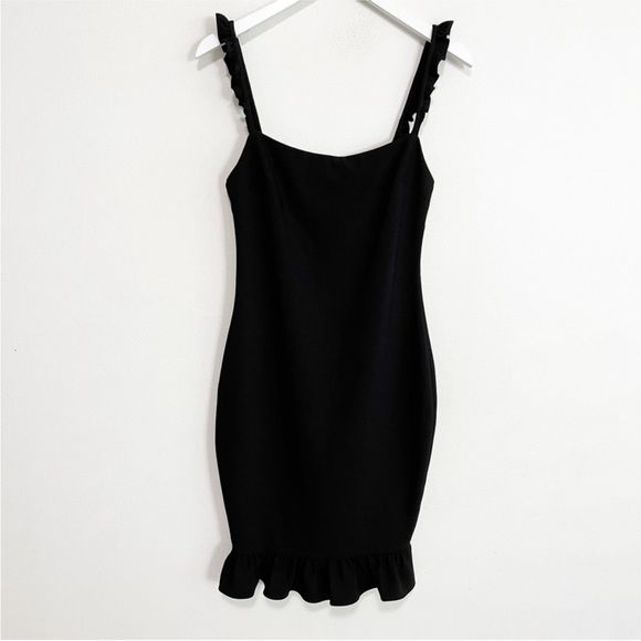 Likely Black Carmen Ruffle Flounce Sheath Dress (Size 6) - Picture 1 of 6